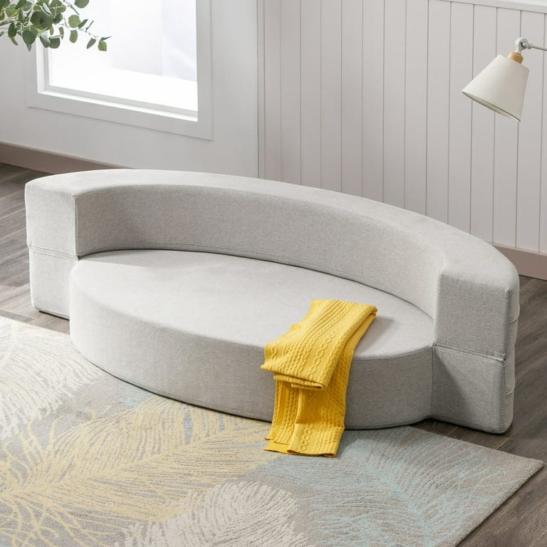 Mixoy Folding Sofa Bed,Futon Sleeper Chair Couch,Fold Down Couch - 76in*42in*9.8in