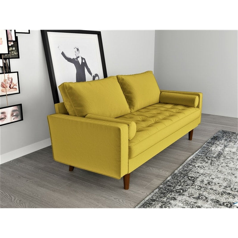 Mac Velvet Mid-century Style Sofa