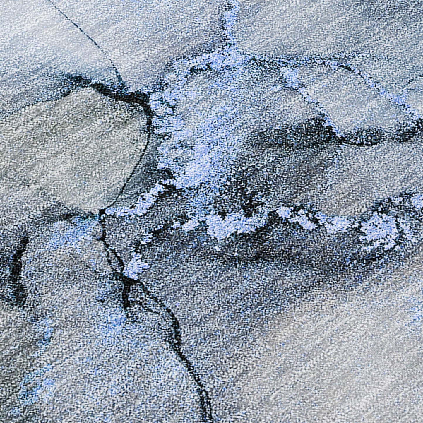Maschinenwaschbarer abstrakter Chantille-Teppich für drinnen und draußen