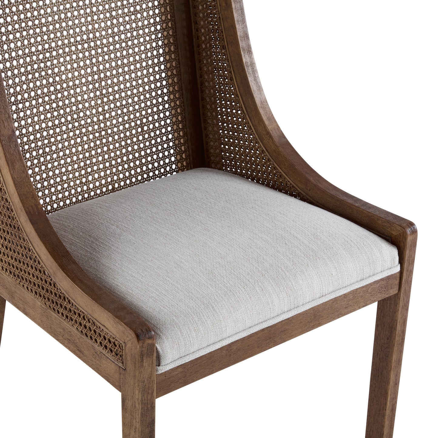Maurers Esszimmerstühle aus Rohrgeflecht und Holz (2er-Set) von Christopher Knight Home
