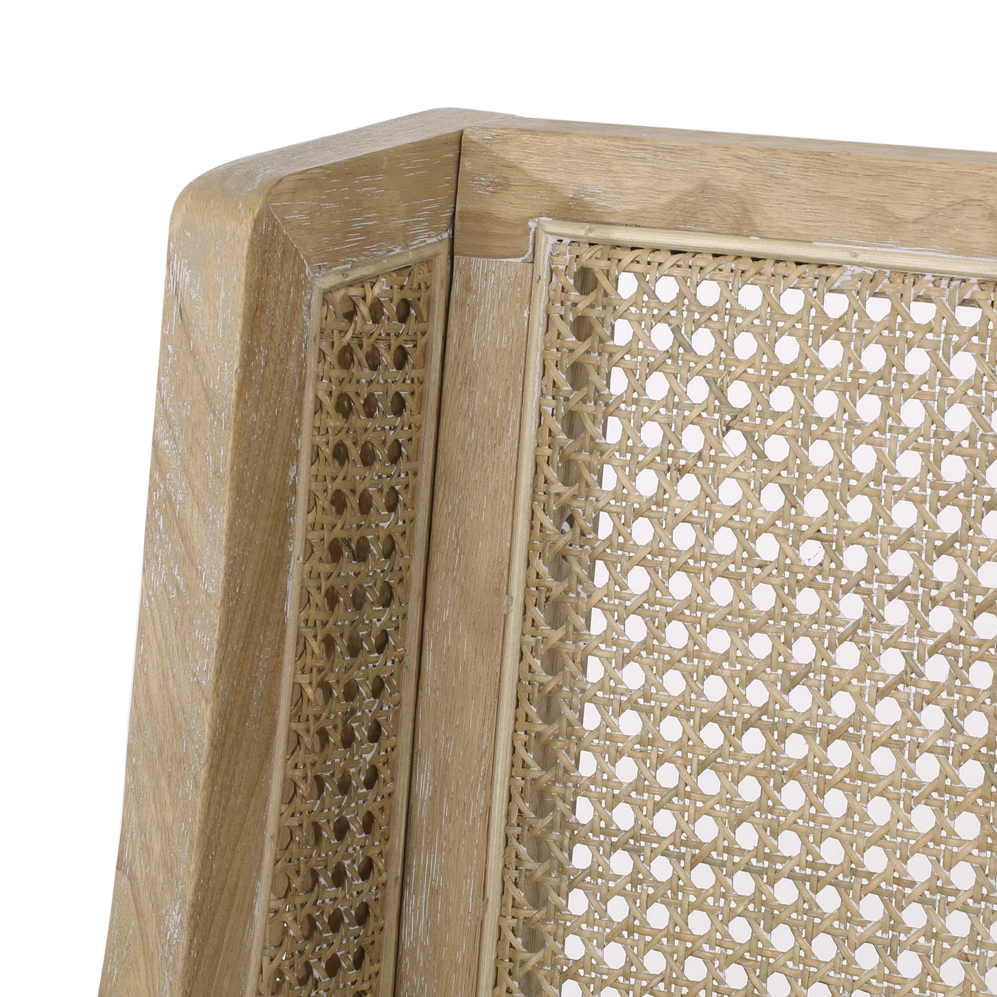 Maurers Esszimmerstühle aus Rohrgeflecht und Holz (2er-Set) von Christopher Knight Home