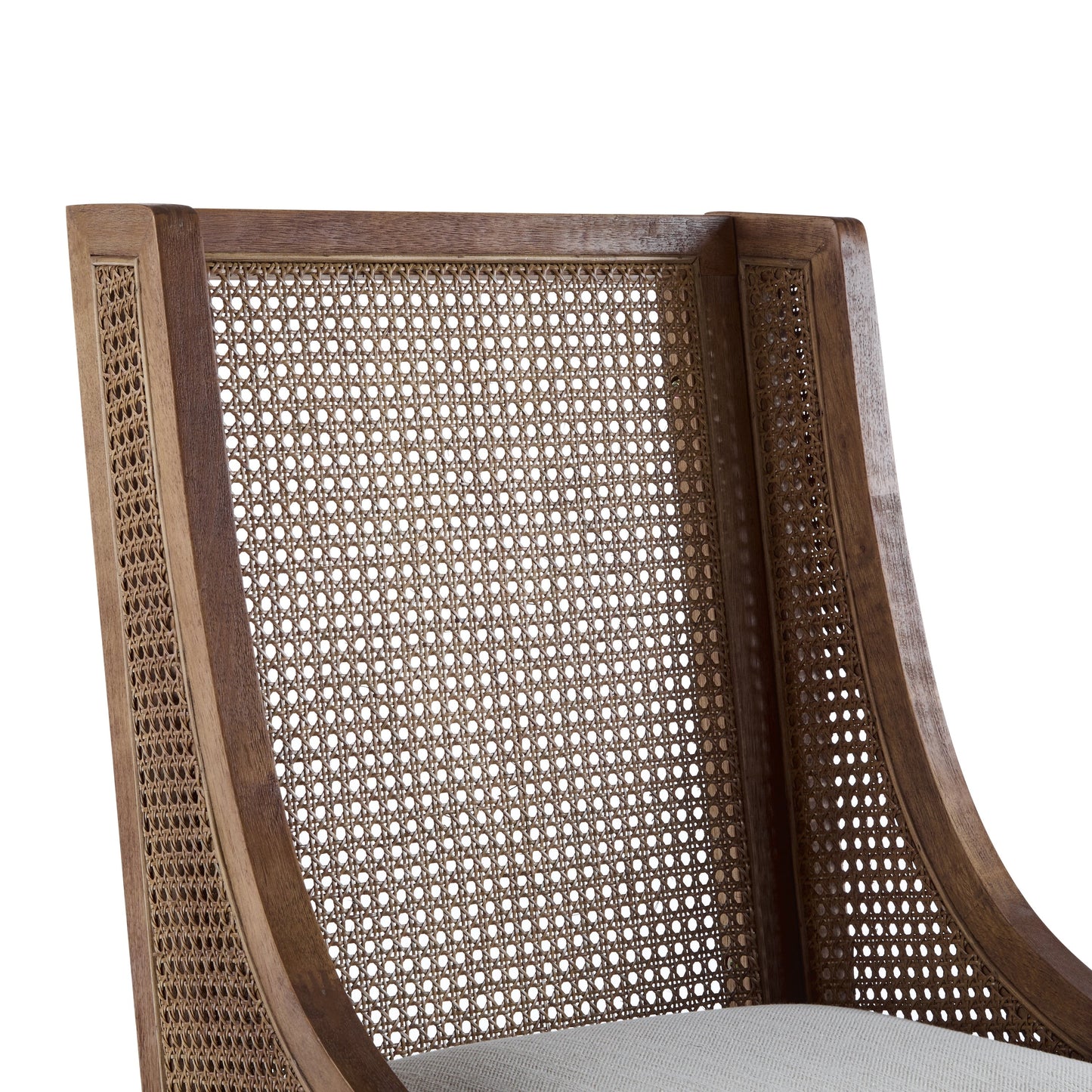 Maurers Esszimmerstühle aus Rohrgeflecht und Holz (2er-Set) von Christopher Knight Home