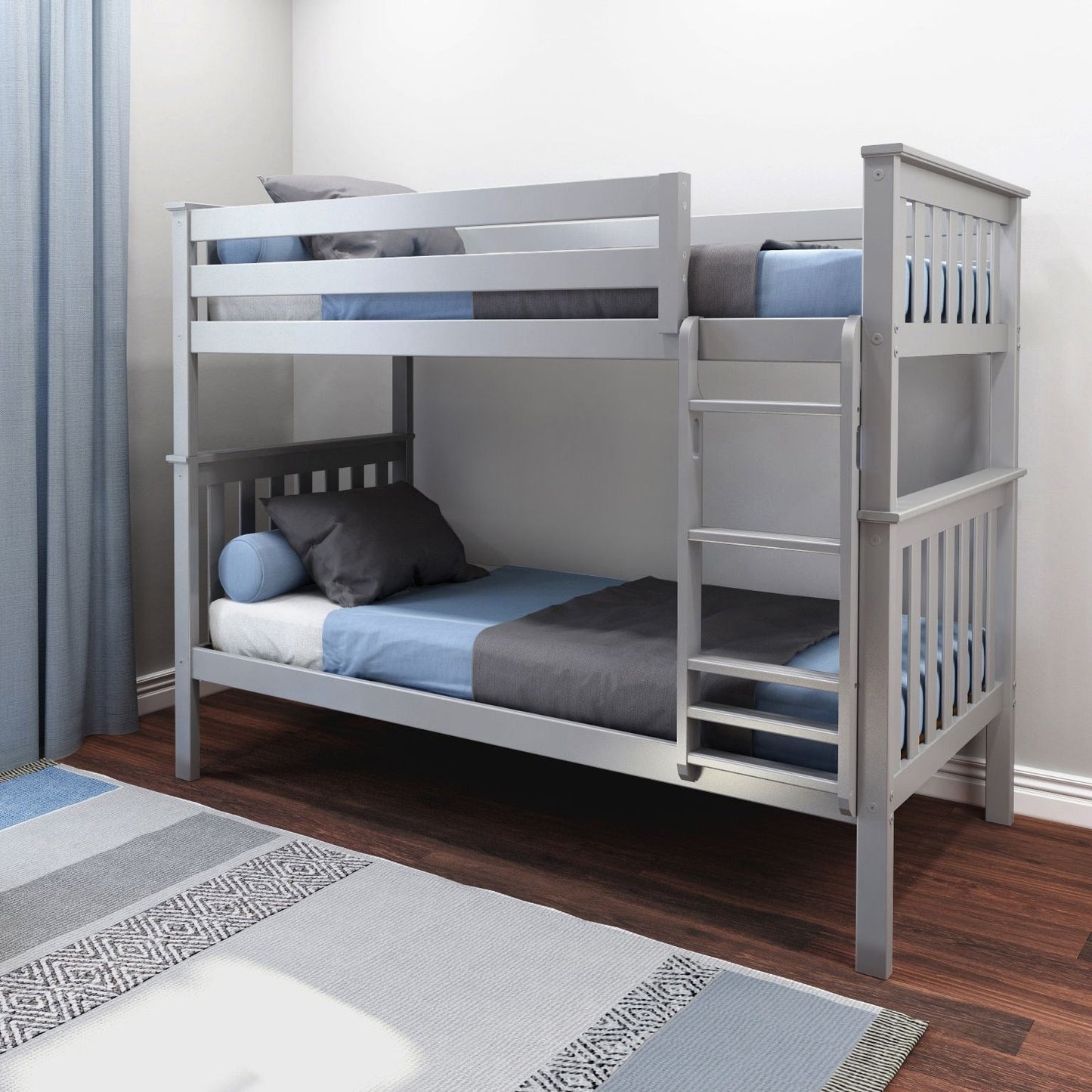 Max and Lily Twin über Twin Etagenbett aus Massivholz