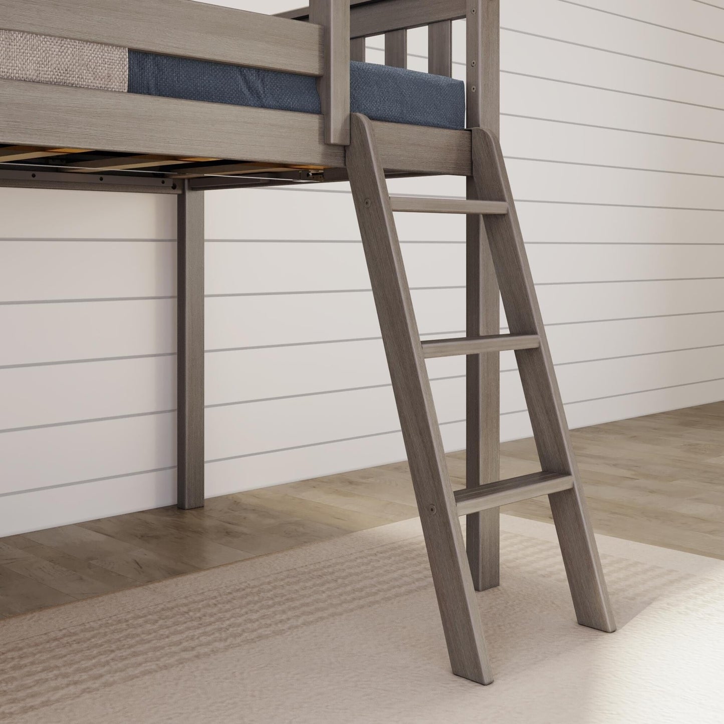 Max and Lily Classic Twin-Size Low Loft mit Easy Slide