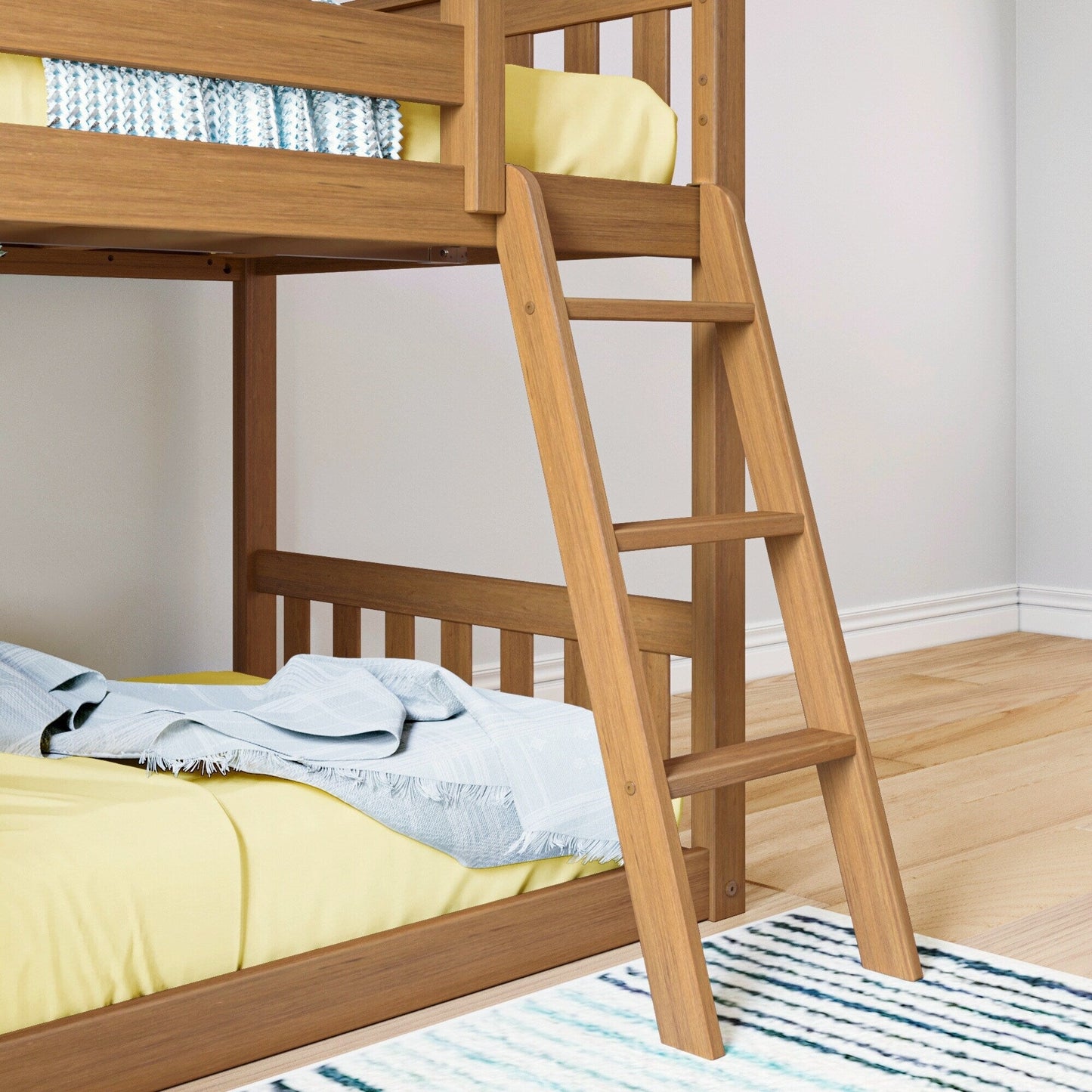 Max and Lily Classic Twin über Twin Niedriges Etagenbett mit Easy Slide