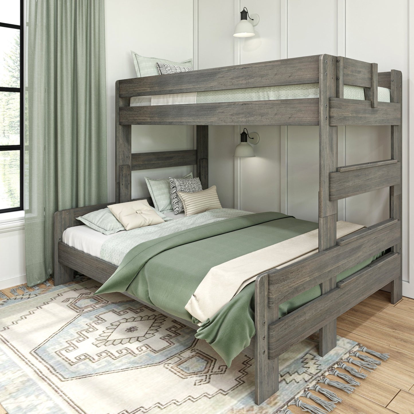 Max and Lily Farmhouse Twin XL über Queen Etagenbett
