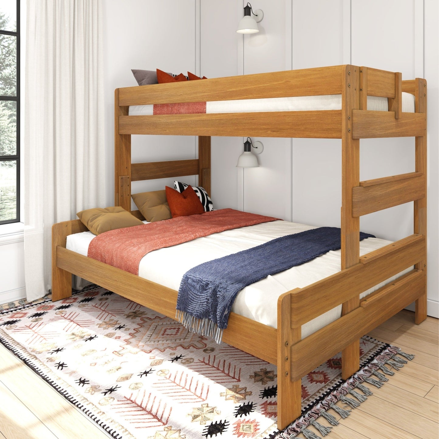 Max and Lily Farmhouse Twin XL über Queen Etagenbett