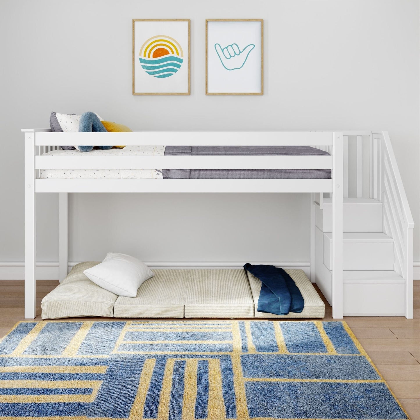 Max and Lily Fold 'n Fun Convertible Lounger Sleeper Sofa