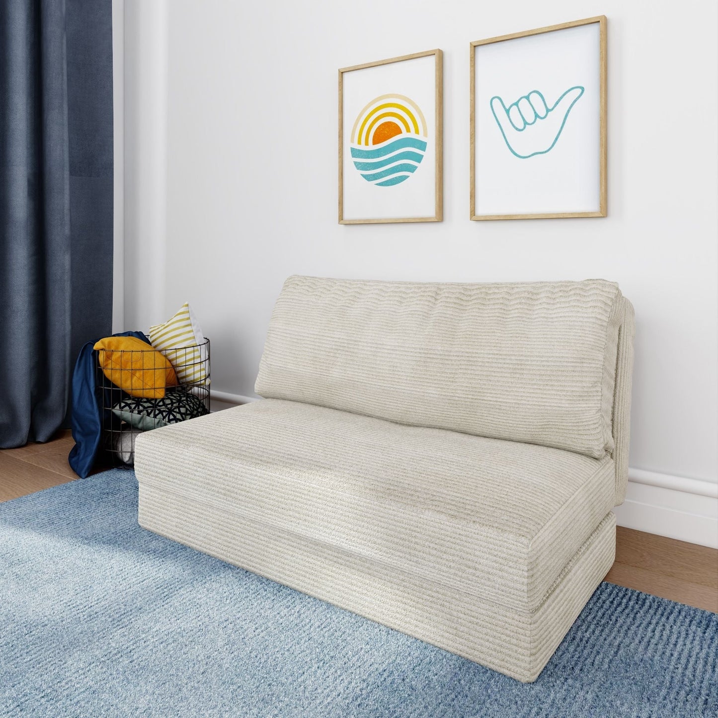 Max and Lily Fold 'n Fun Convertible Lounger Sleeper Sofa