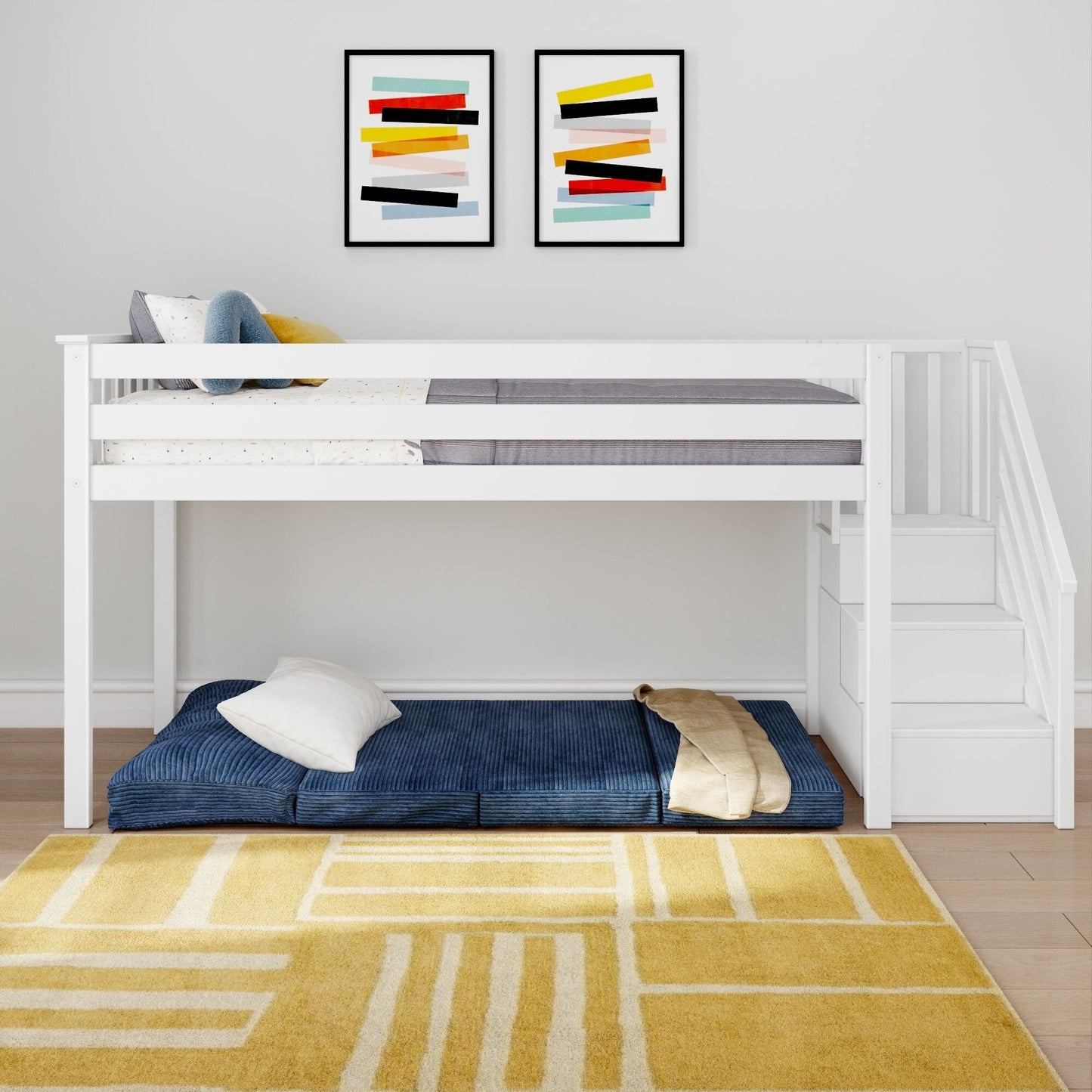Max and Lily Fold 'n Fun Convertible Lounger Sleeper Sofa