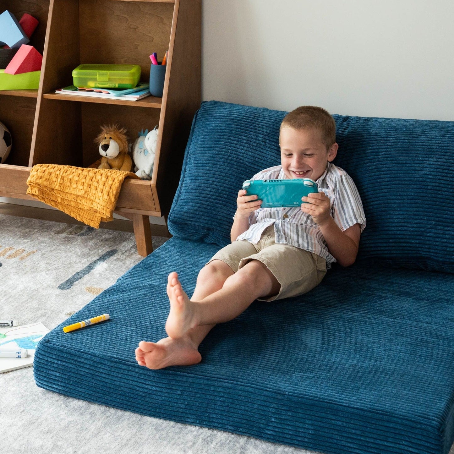 Max and Lily Fold 'n Fun Convertible Lounger Sleeper Sofa