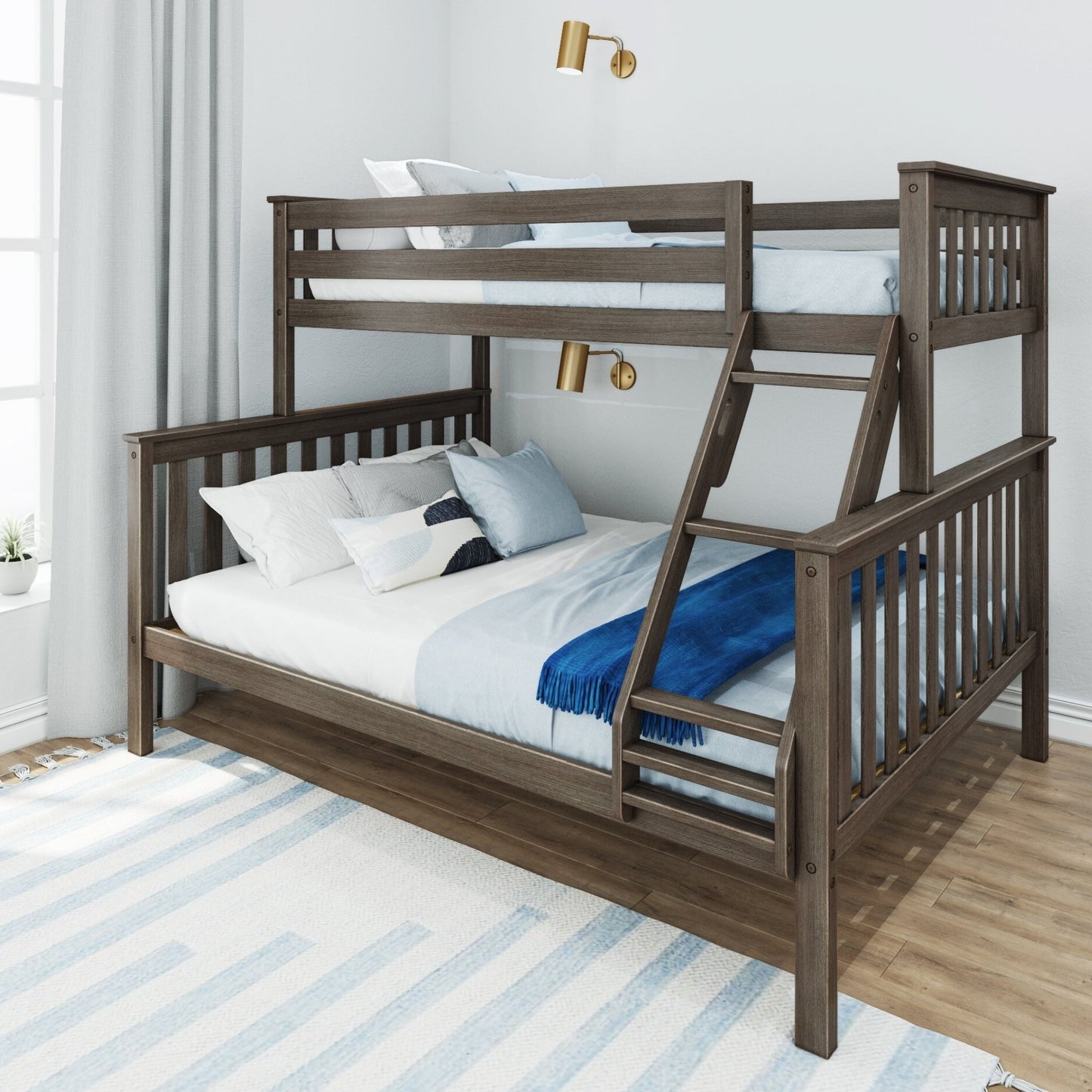 Max und Lily Twin XL über Queen Etagenbett