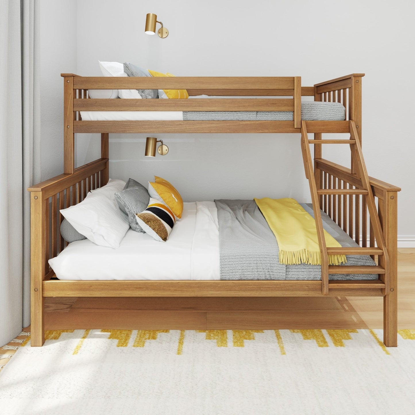 Max und Lily Twin XL über Queen Etagenbett
