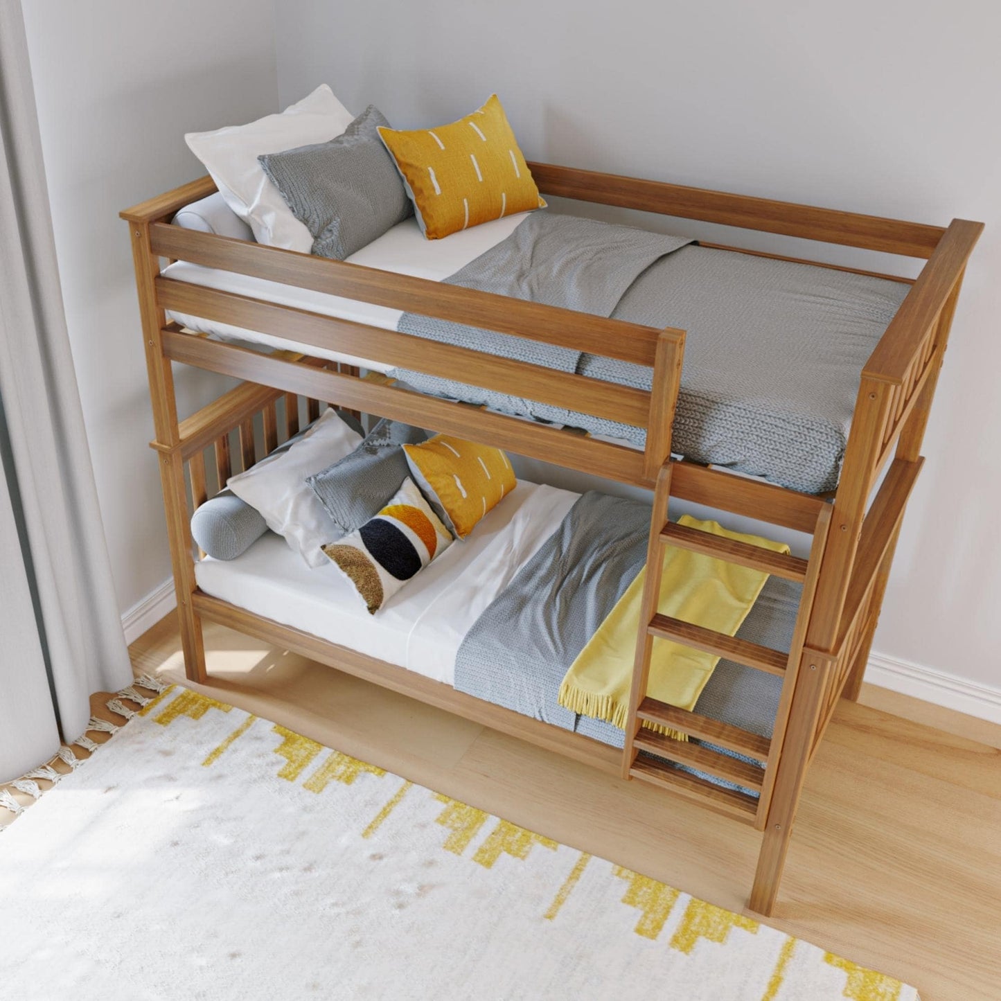 Max and Lily Twin über Twin Etagenbett aus Massivholz