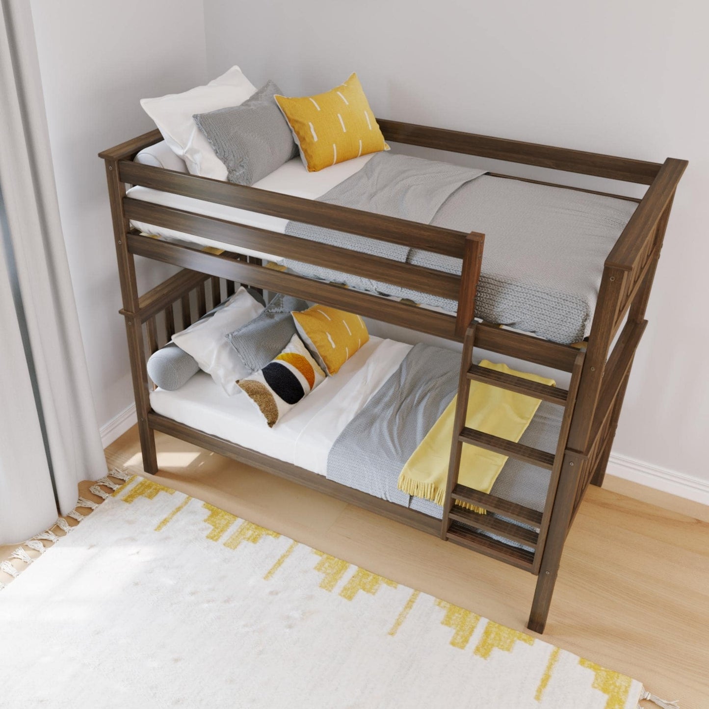 Max and Lily Twin über Twin Etagenbett aus Massivholz