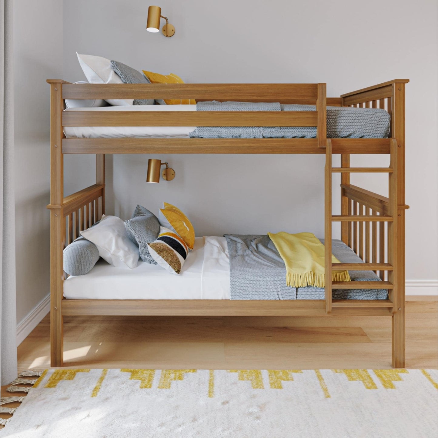 Max and Lily Twin über Twin Etagenbett aus Massivholz