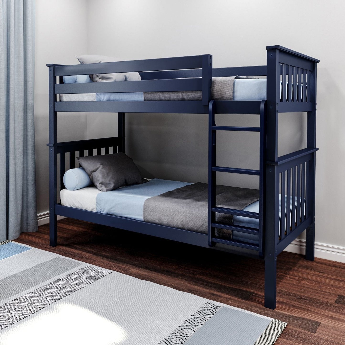 Max and Lily Twin über Twin Etagenbett aus Massivholz