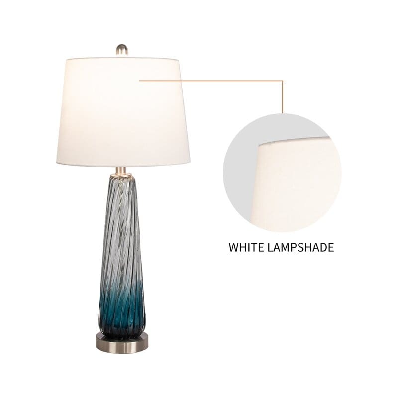 Maxax 28.75 Farbverlaufsblau Nachttischlampen-Set (2er-Set)