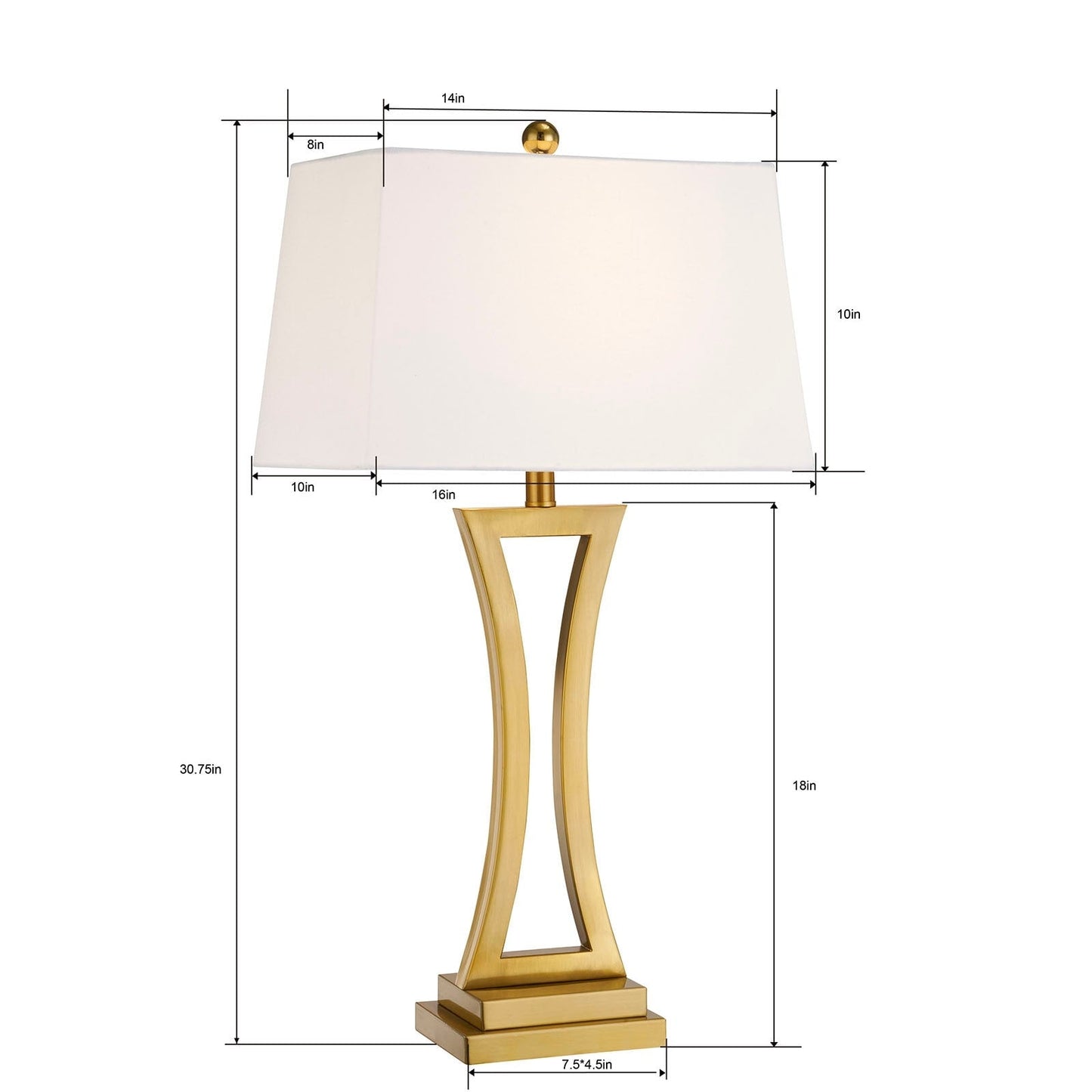 Maxax 30.75 Nachttischlampen-Set (2er-Set)