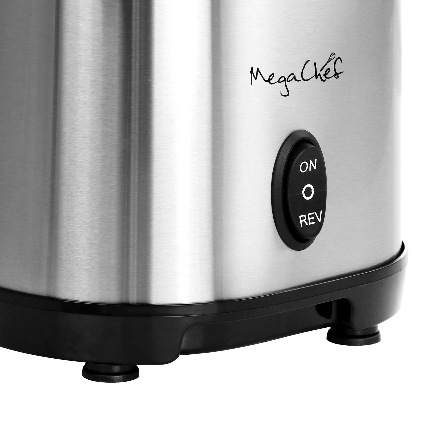 MegaChef Pro Slow Juicer aus Edelstahl – Tischgerät