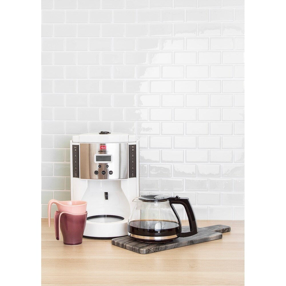 Melitta Aroma Enhance 10-Tassen-Filterkaffeemaschine mit Glaskaraffe