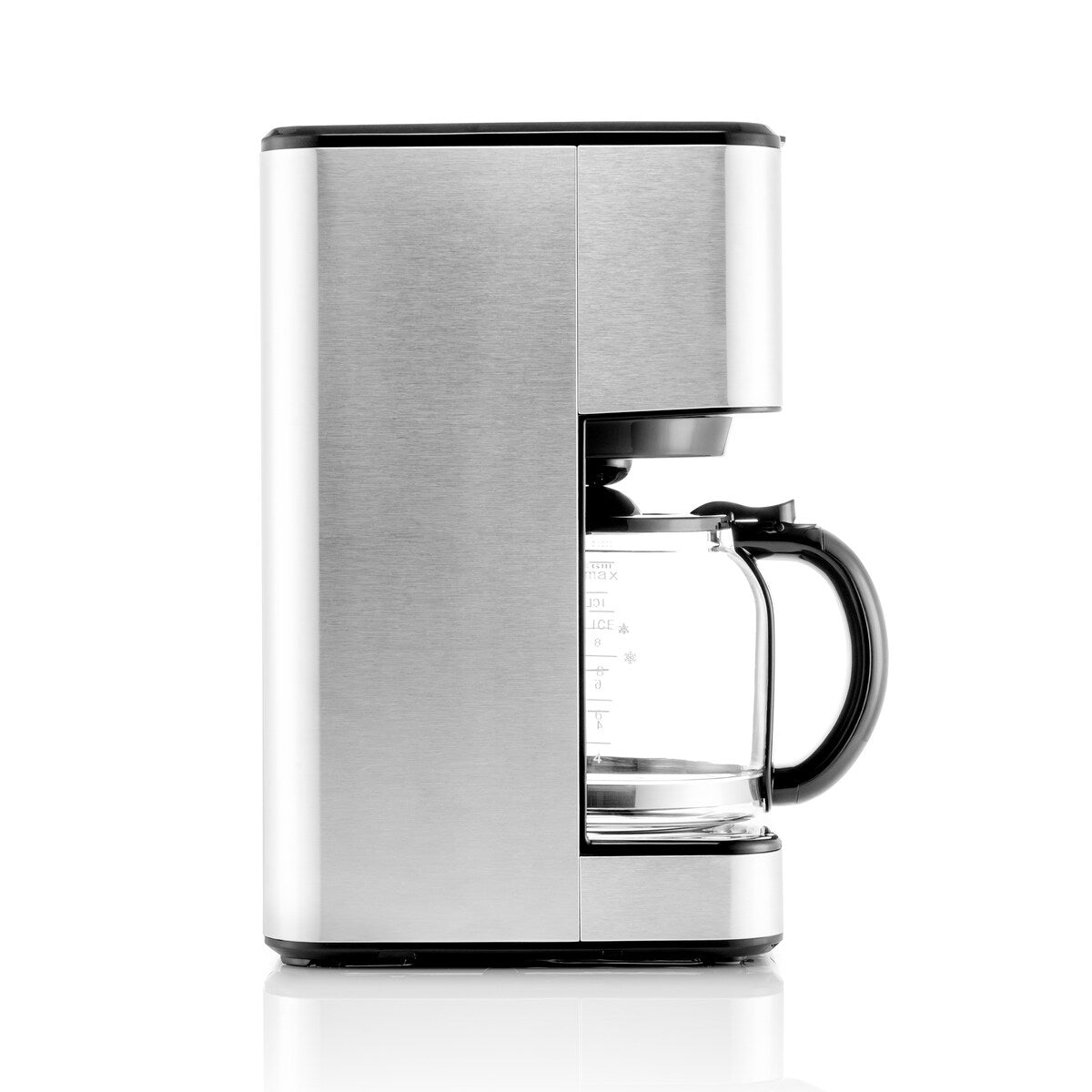 Melitta Aroma Tocco Plus 12-Tassen-Filterkaffeemaschine für Heiß- und Eiskaffee mit Glaskaraffe und Touch-Control-Display