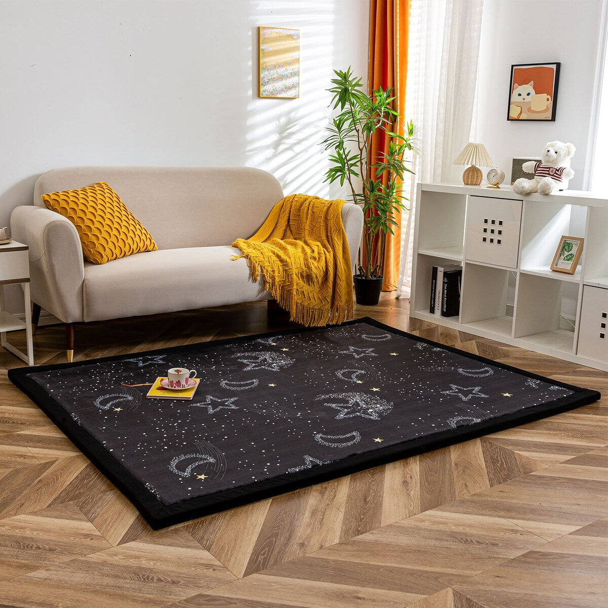 Weich gepolsterte Baby-Spielmatten aus Memory-Schaum mit rutschfester Unterseite