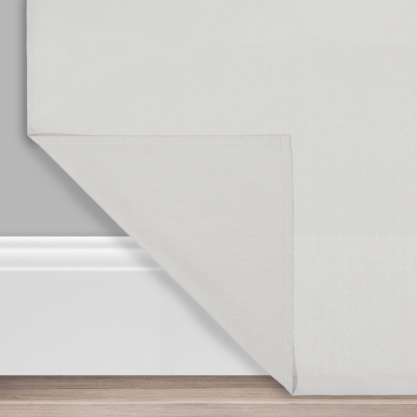Mercantile Drop Cloth Lichtfilterring Top Tab Farmhouse Vorhang Panel mit Volant