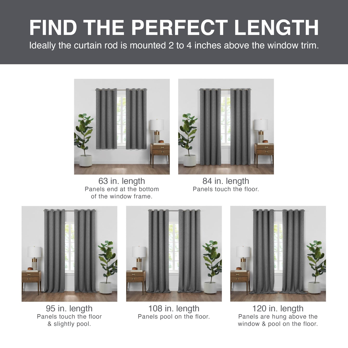 Mercantile Drop Cloth Lichtfilterring Top Tab Farmhouse Vorhang Panel mit Volant