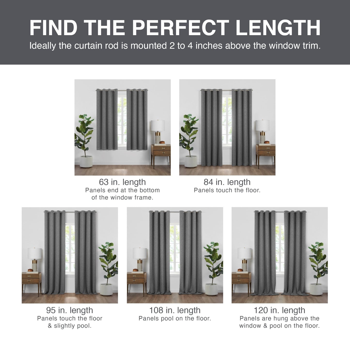 Mercantile Drop Cloth Lichtfilterring Top Tab Farmhouse Vorhang Panel mit Volant