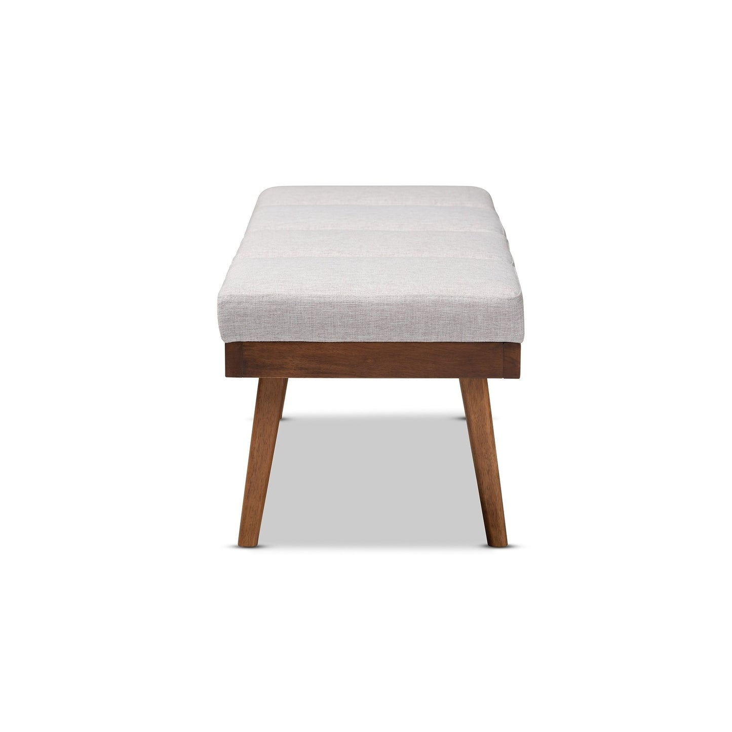 Mid-Century Fabric Bench