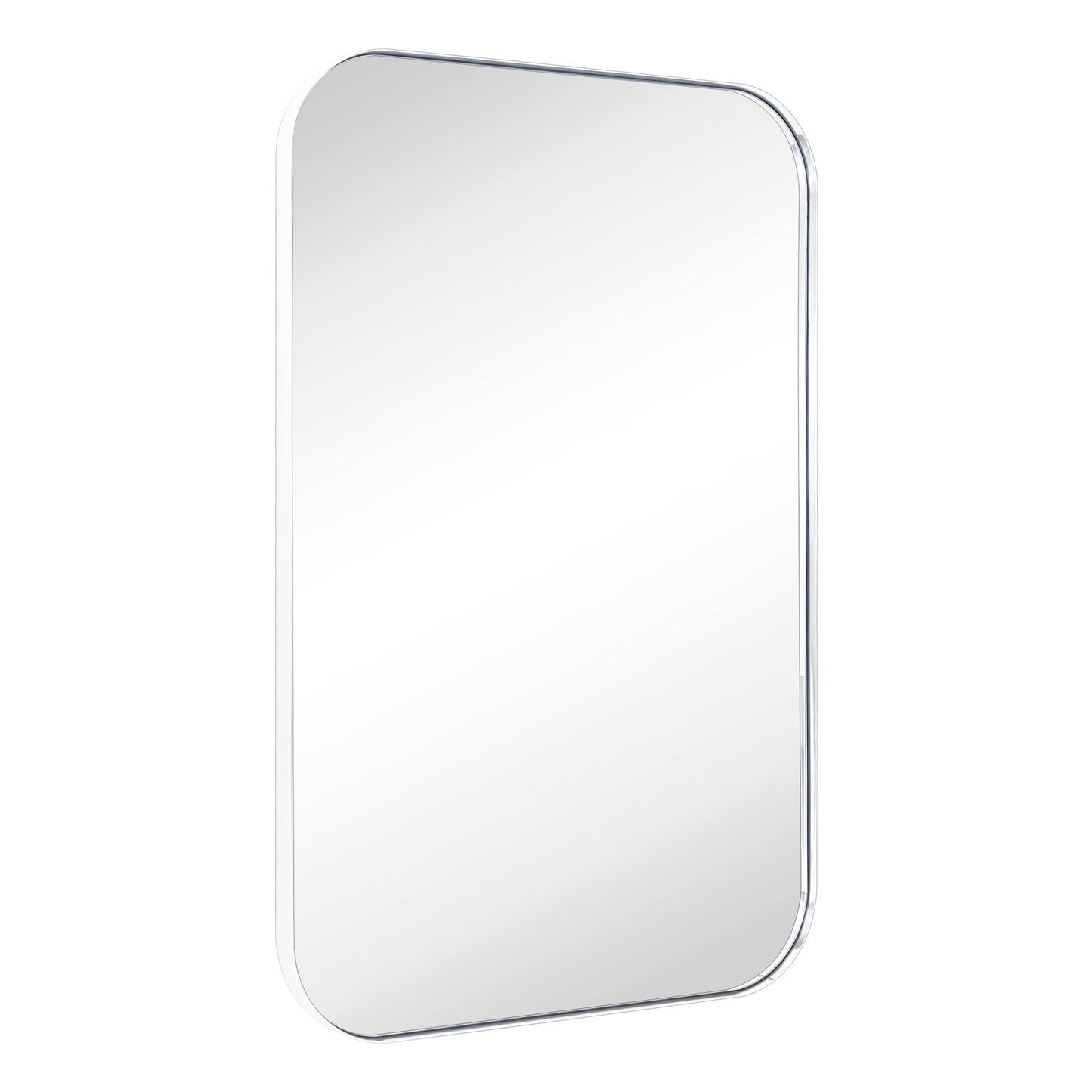 TEHOME Mid-Century Modern Chic Metall Abgerundete Wandspiegel