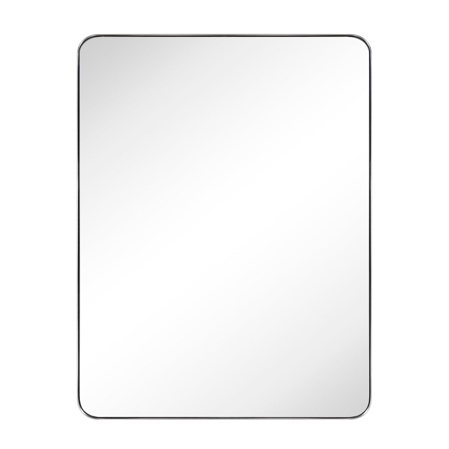 TEHOME Mid-Century Modern Chic Metall Abgerundete Wandspiegel
