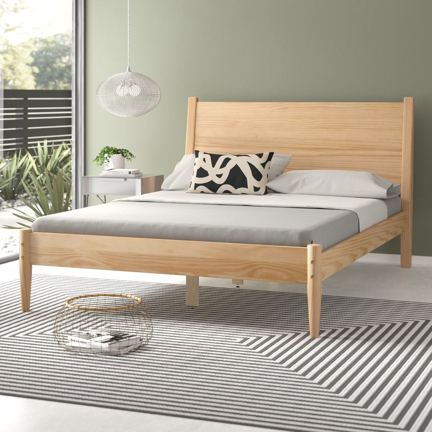 Mid-Century Paneelbett