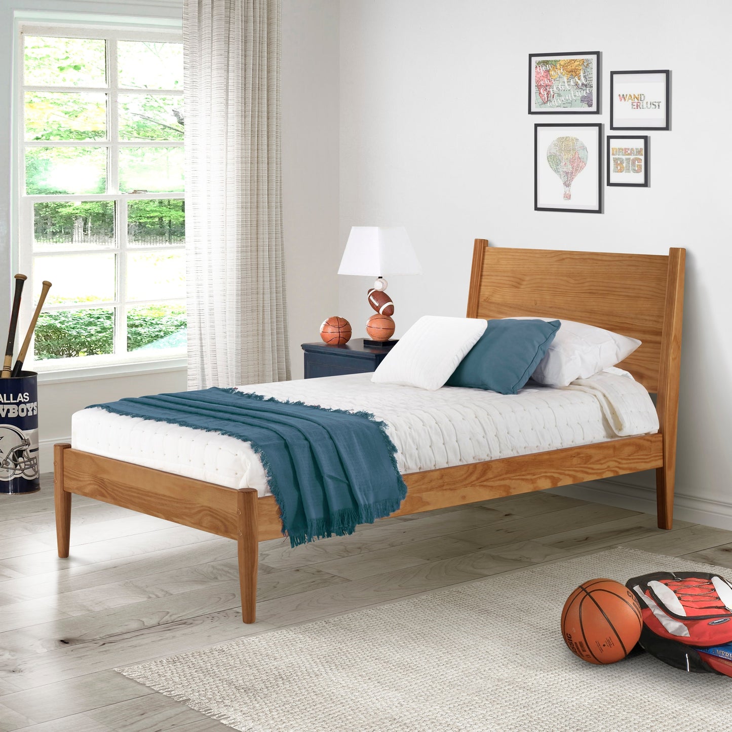 Mid-Century Paneelbett