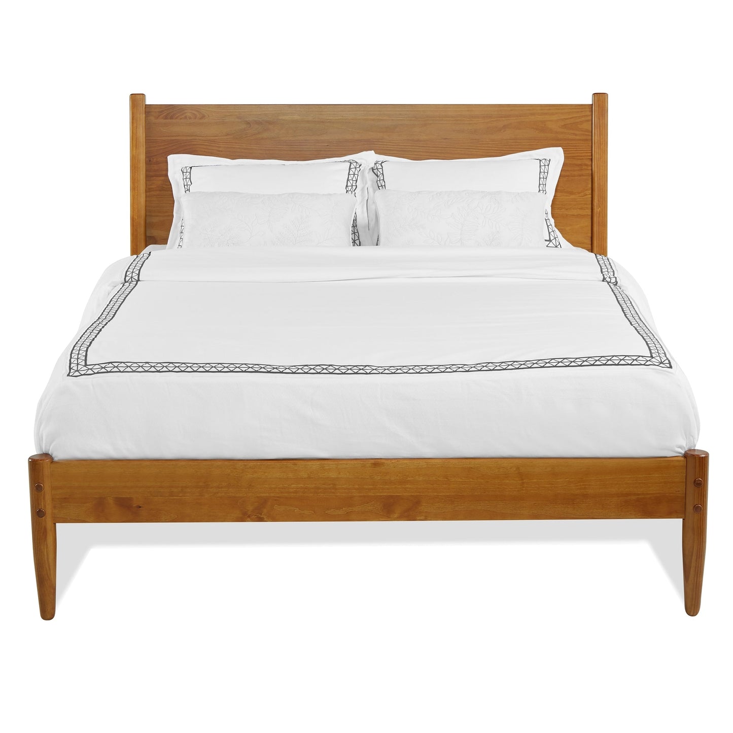 Mid-Century Paneelbett