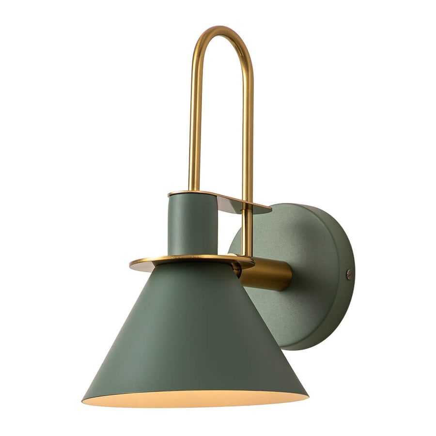 Mid-Century Modern 1-flammige Kegel-Wandleuchte - 7 Zoll Schlafzimmerleuchte