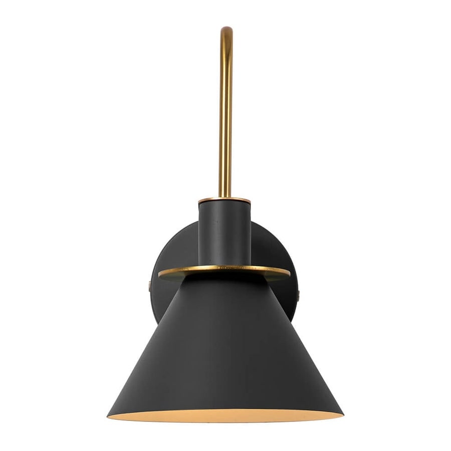 Mid-Century Modern 1-flammige Kegel-Wandleuchte - 7 Zoll Schlafzimmerleuchte
