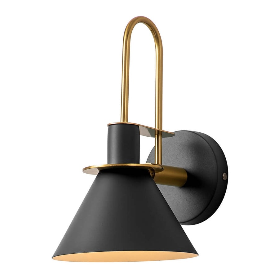 Mid-Century Modern 1-flammige Kegel-Wandleuchte - 7 Zoll Schlafzimmerleuchte
