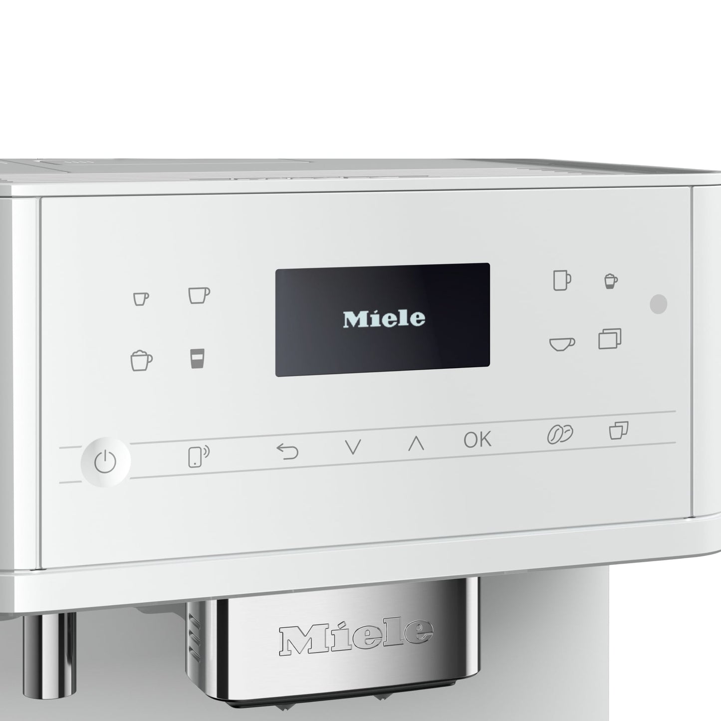 Miele CM 6160 MilkPerfection Standkaffeemaschine - Lotusweiß