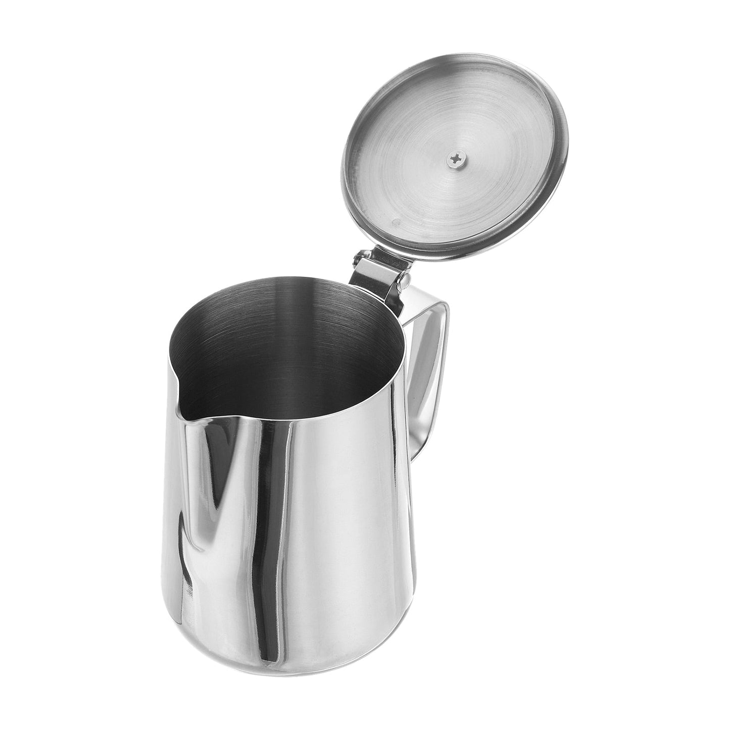 Milchaufschäumkrug mit Deckel und Griff für das Home Cafe