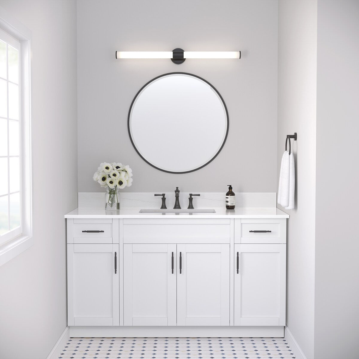 Millennium Lighting Truman LED-Badezimmer-Waschtischleuchte in mehreren Ausführungen