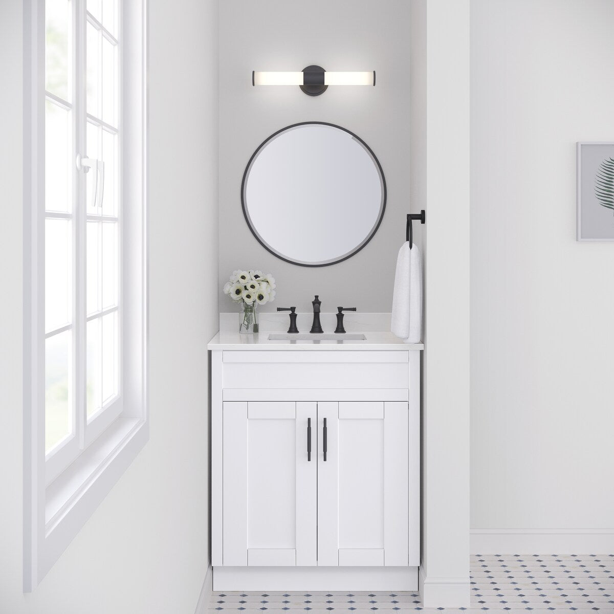 Millennium Lighting Truman LED-Badezimmer-Waschtischleuchte in mehreren Ausführungen