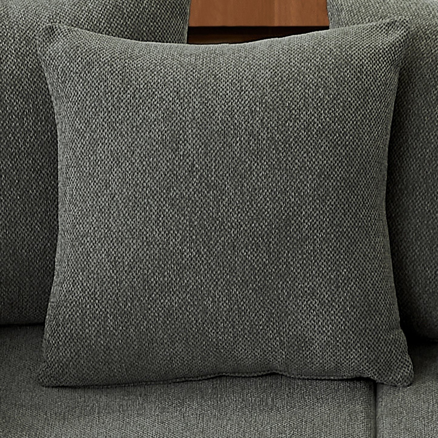 Minimalist Chenille L-Shaped Modular Sectional Sofa Set Fabric Cloud Couch for Living Room