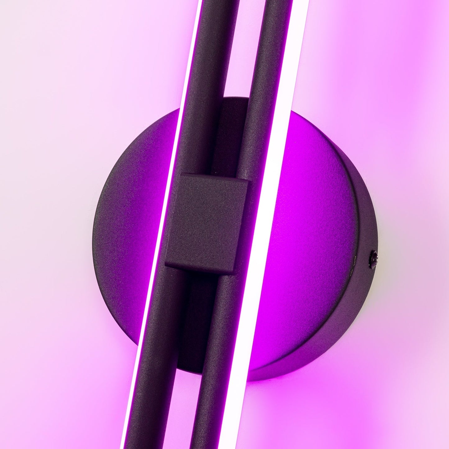 Minimalistische 2-flammige dimmbare LED-Waschtischleuchte, lineare Metall-Wandleuchte