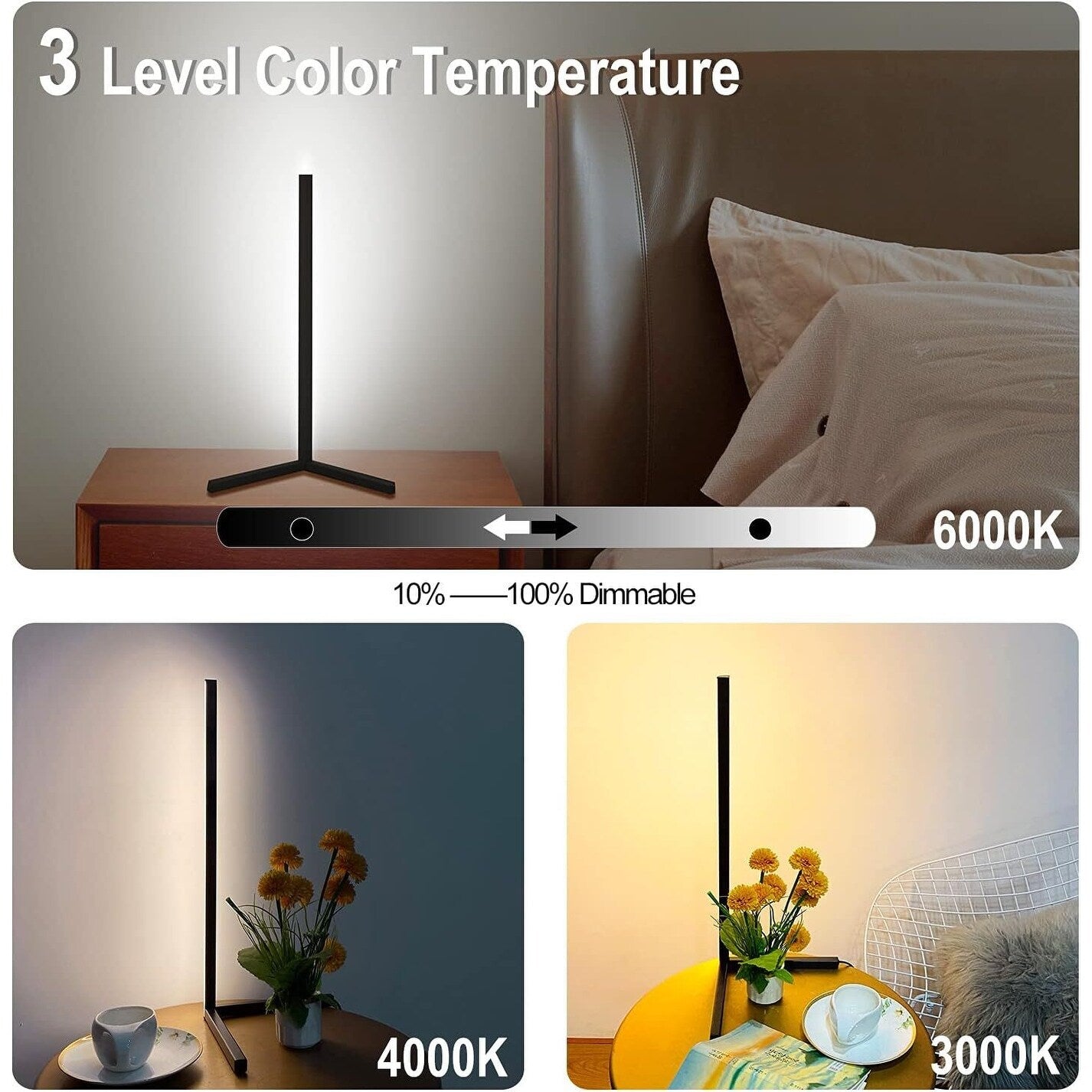 Minimalistische RGBCW LED Schreibtischlampe Nachtlicht