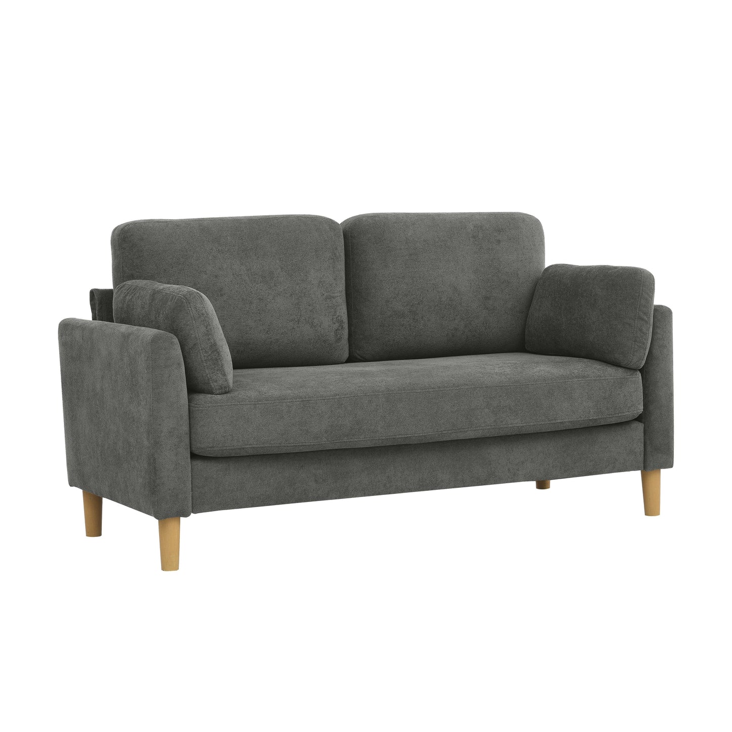 Minimalist Upholstered Sofa - 2 Seats - 30.5 D x 66 W x 35 H