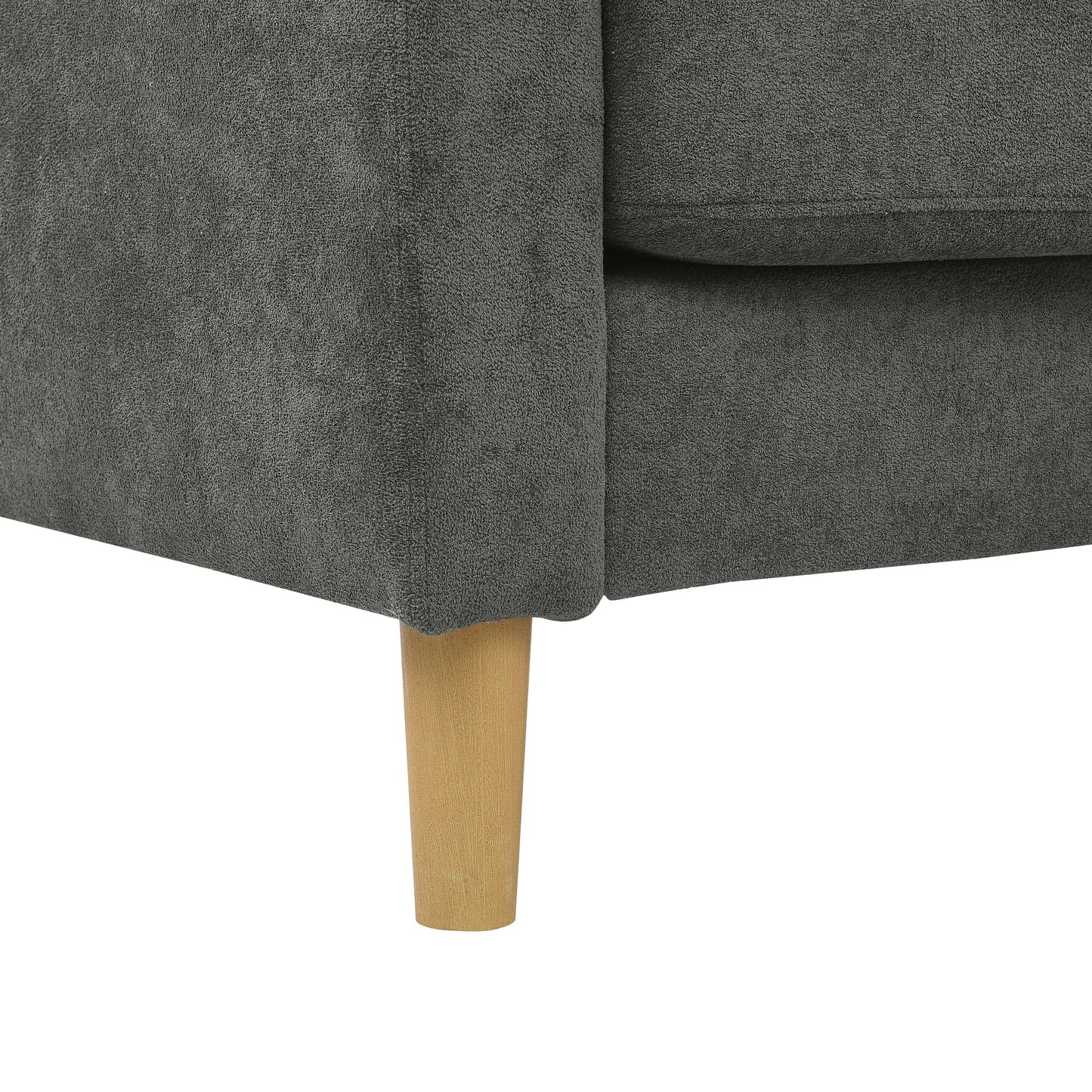 Minimalist Upholstered Sofa - 2 Seats - 30.5 D x 66 W x 35 H