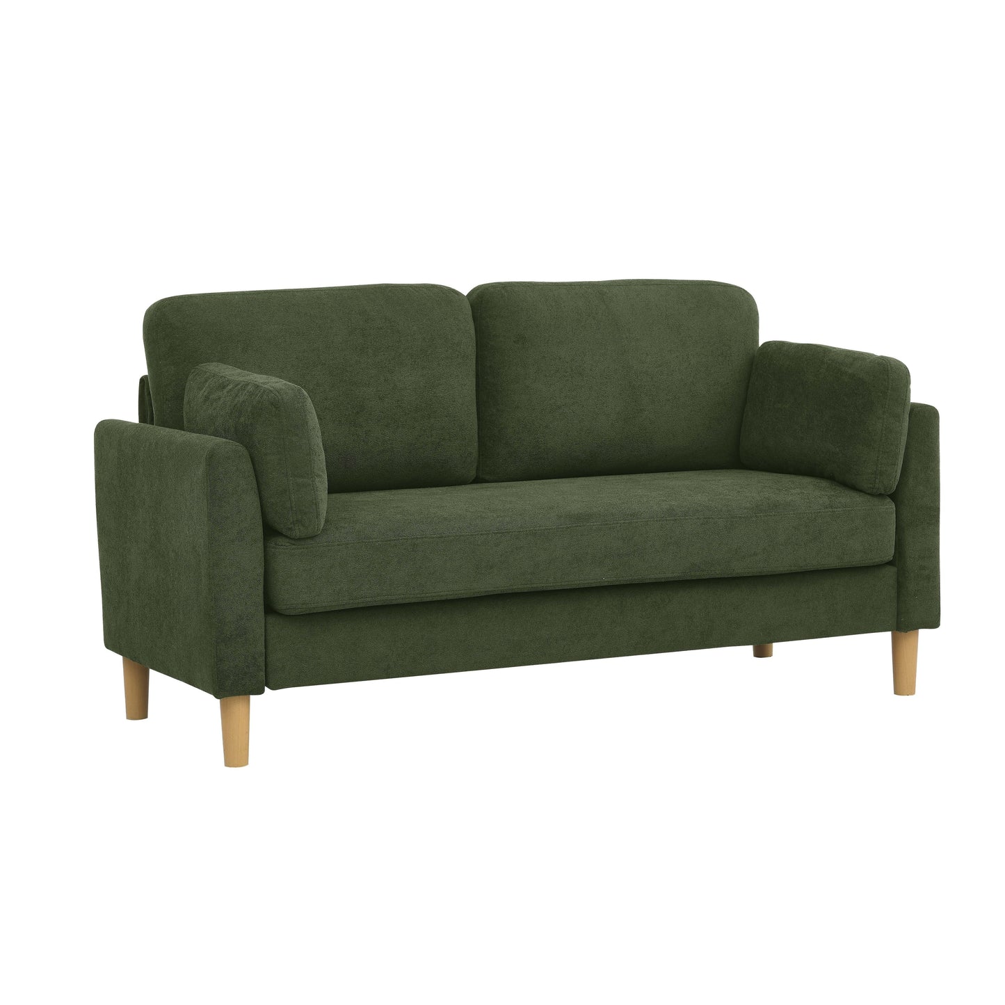 Minimalist Upholstered Sofa - 2 Seats - 30.5 D x 66 W x 35 H