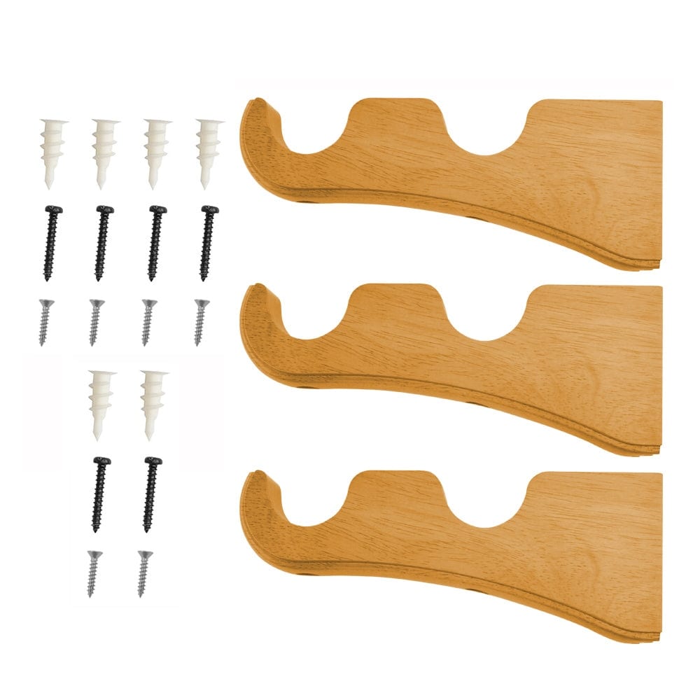 Mix & Match Einzel-/Doppel-Gardinenstangenhalterung aus Holz